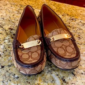 ***SOLD***Coach Logo Loafers